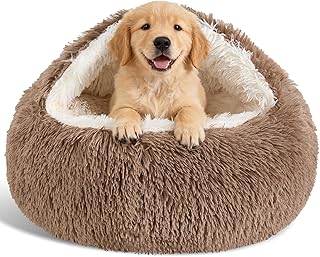 Cozy Hooded Bed for Small Pets