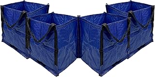 Heavy Duty 22-Gallon Storage Tote Bag, Pack of 4