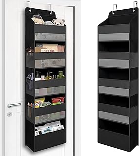 Over Door Organizer with 5 Large Pockets