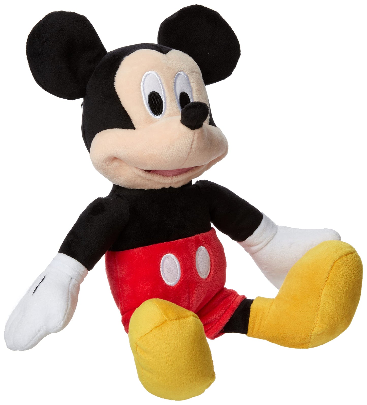 The Clic Mickey Mouse Character Pillow and Fleece Throw Blanket Set, 40" x 50"