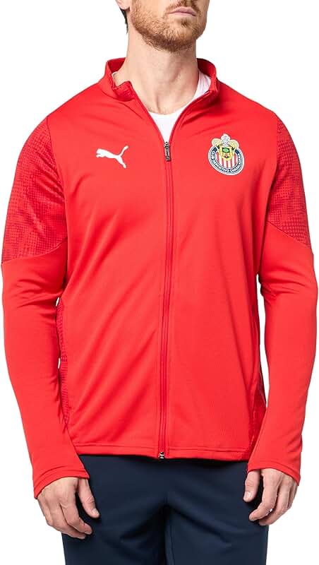 Men's Red and Silver Training Jacket