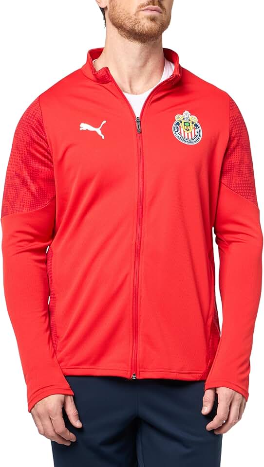 Men's Red and Silver Training Jacket