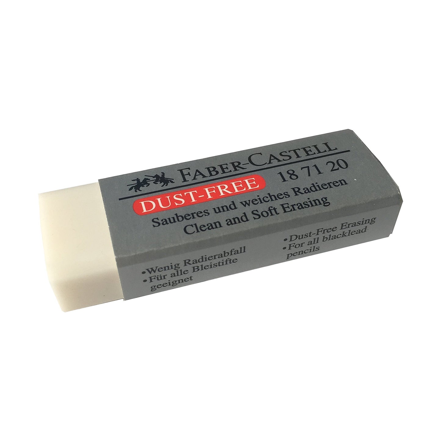 Pack of 4 Large Dust-Free Erasers for Art and School