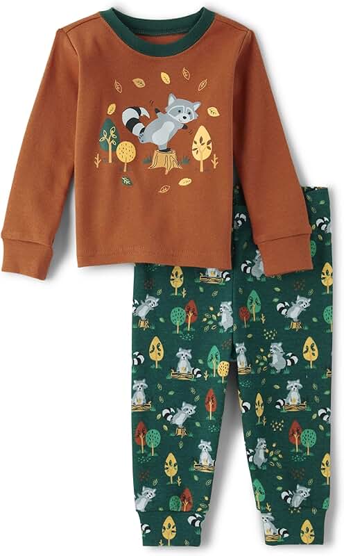 Baby boys long sleeve top and pants pajama set