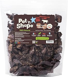 Natural Beef Lung Dog Treats, 32 oz