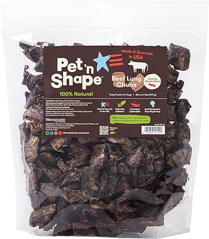 Natural Beef Lung Dog Treats, 32 oz