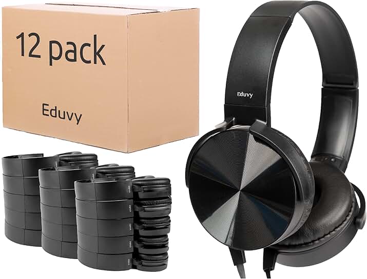 12 Durable Wired Headphones for Classroom Use