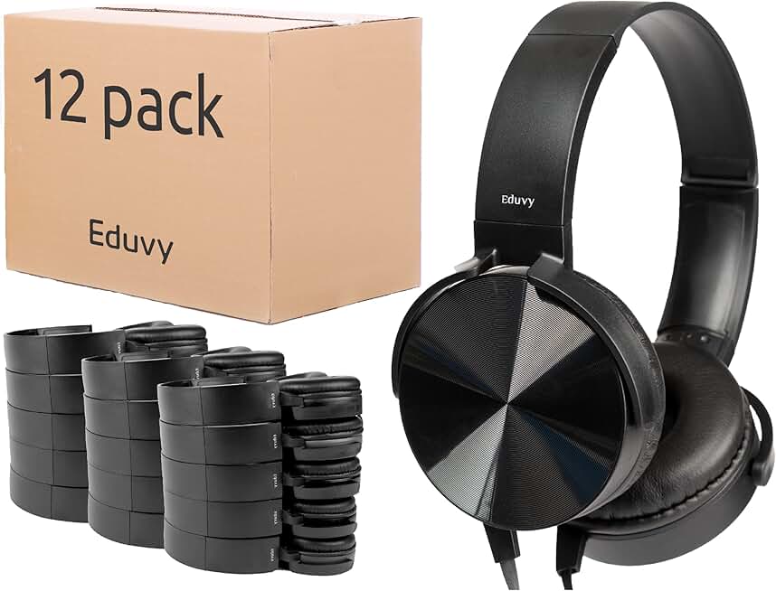 12 Durable Wired Headphones for Classroom Use