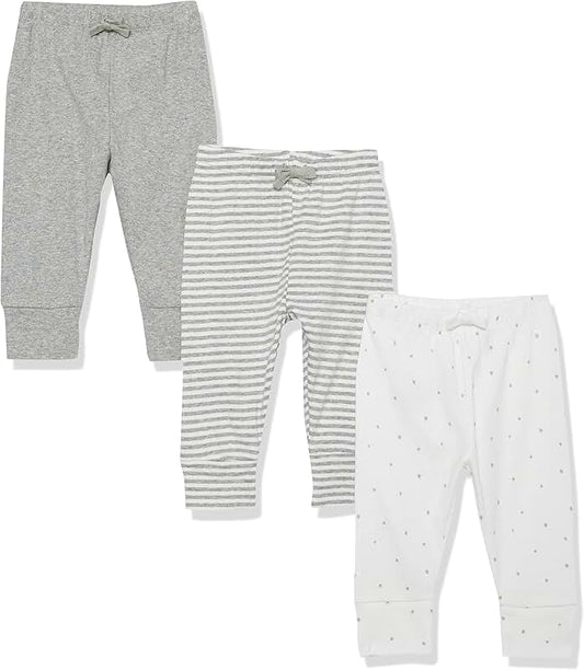Baby 3-Pack Soft Pull-On Pants