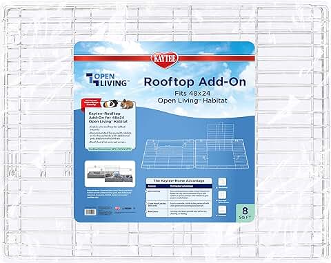 Open Living Habitat Rooftop Add-On for Small Pets