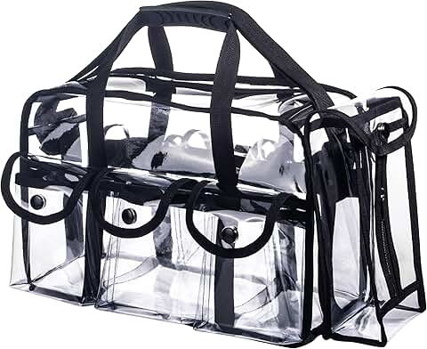 Large Clear PVC Makeup and Beauty Organizer Bag