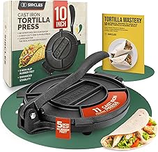 Large 10-Inch Cast Iron Tortilla Press