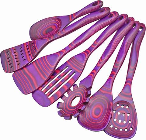 7-Piece Pakkawood Kitchen Utensil Set