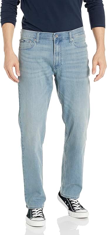 Men's Straight Fit High Stretch Jeans