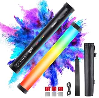 RGB Tube Light Wand with Magnetic Mount