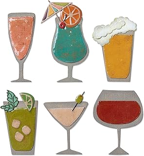 Happy Hour Thinlits Die Set, 24 Pieces