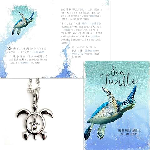 Sea Turtle Spirit Animal Greeting Card Gift Set