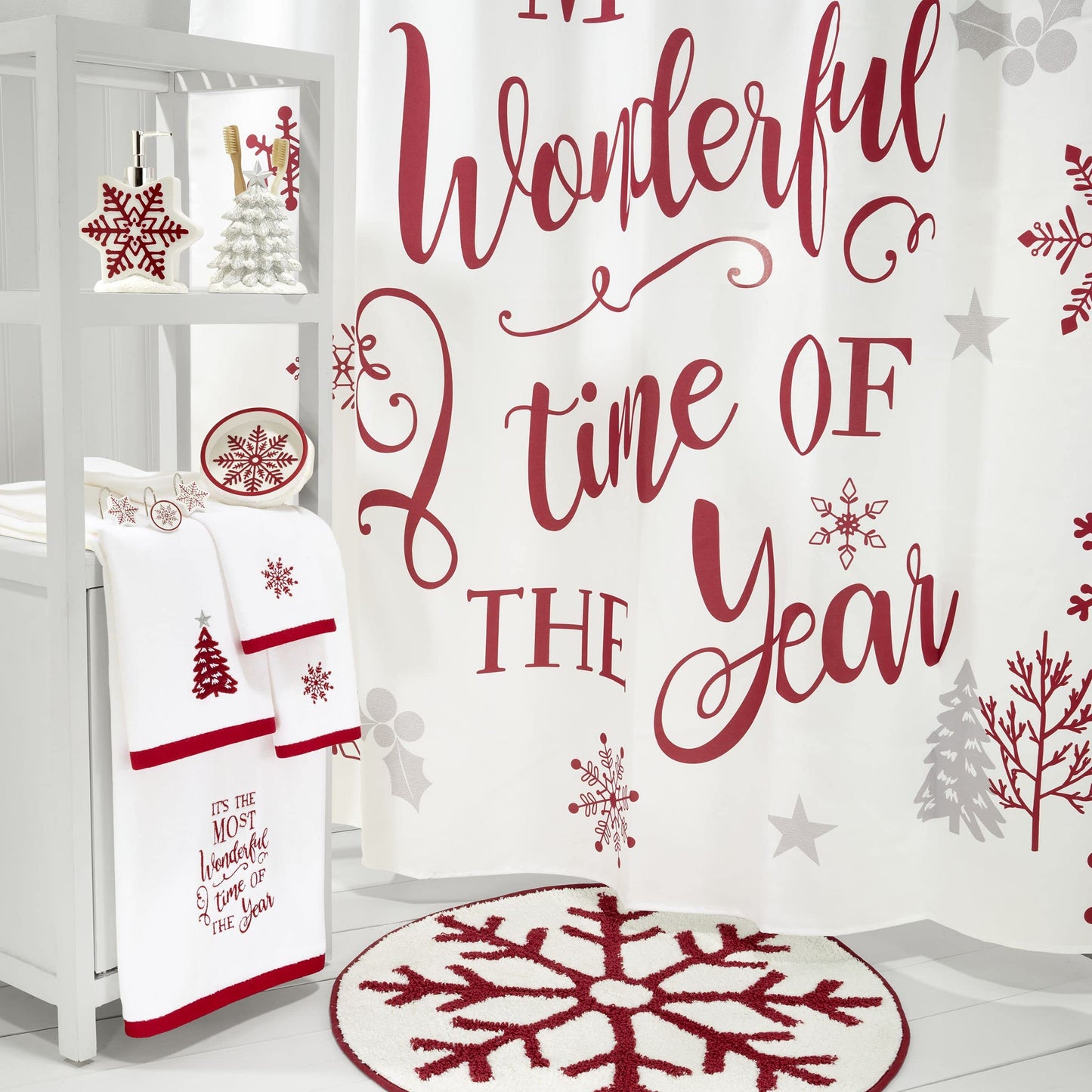 Bath Towel, 100% Cotton, Holiday Decor Sparkle ,