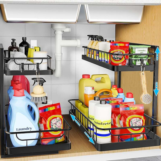 8 White Plastic Storage Bins for Shelves