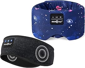 Wireless Sleep Mask with Headphones and Adjustable Band