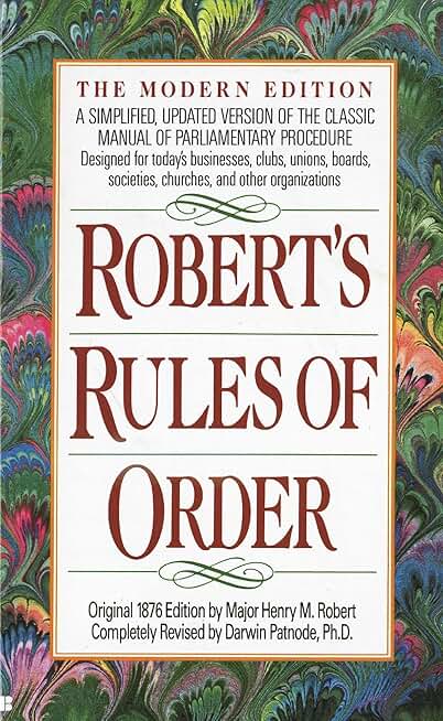 Simplified Guide to Parliamentary Procedure