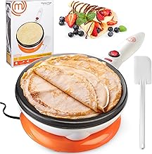 Cordless Crepe Maker with Nonstick Plate and Spatula