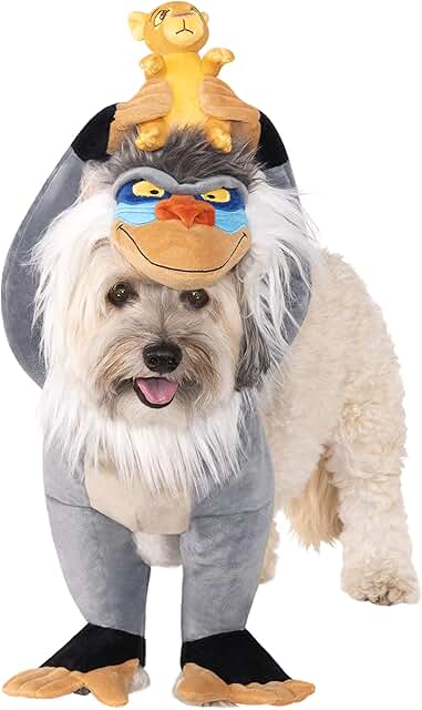 Lion King Rafiki Pet Costume for Dogs or Cats, XL