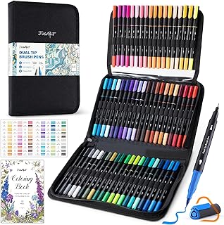 60 Color Dual Tip Markers for Adult Coloring