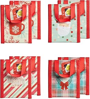8 Pack Christmas Gift Card Holders with Digital Greeting Cards