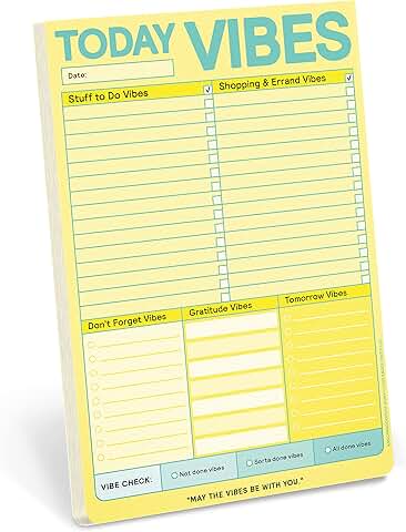 Daily To Do List and Planner Pad, 6 x 9 inches