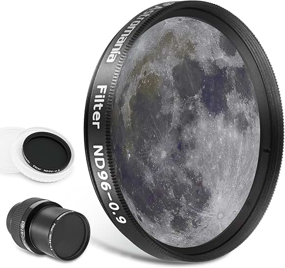 2-inch Moon Filter for Telescopes, Reduces Glare