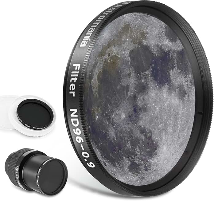 2-inch Moon Filter for Telescopes, Reduces Glare