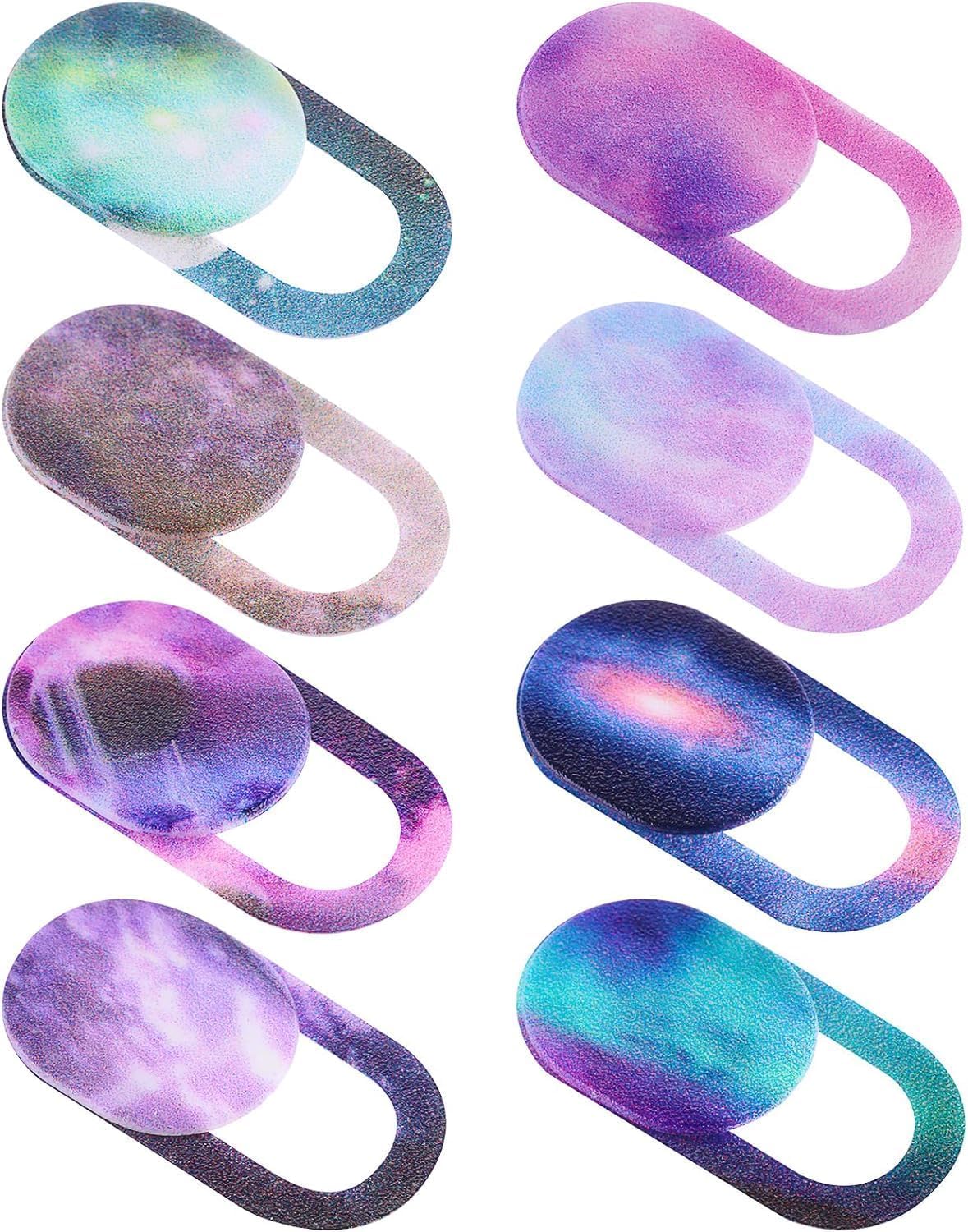 Starry Sky Webcam Cover Slide, 8 Pack