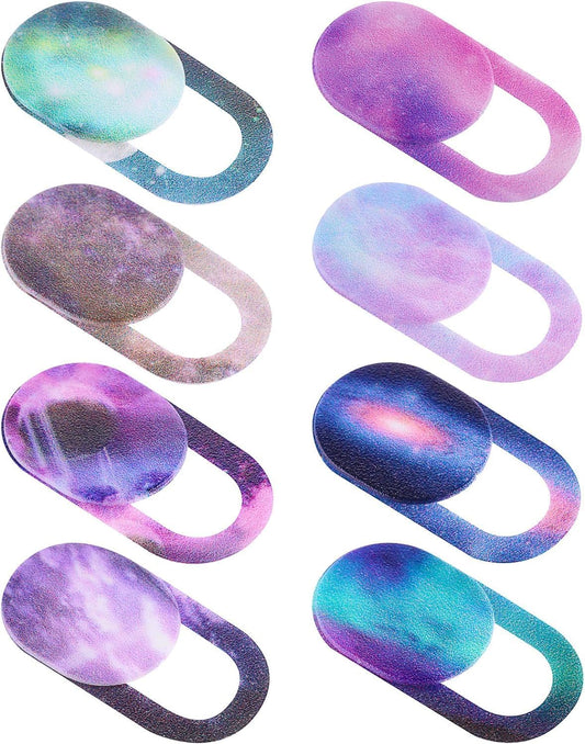 Starry Sky Webcam Cover Slide, 8 Pack