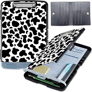 Heavy-Duty Plastic Clipboard with Pen Holder and Storage
