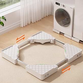 Heavy Duty Adjustable Appliance Rollers with Silent Locking Wheels