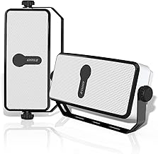 Wireless Waterproof Outdoor Wall Speakers, 2 Pack