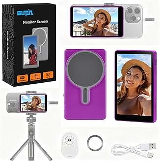 Wireless 4K/1080p Selfie Monitor for Live Streaming