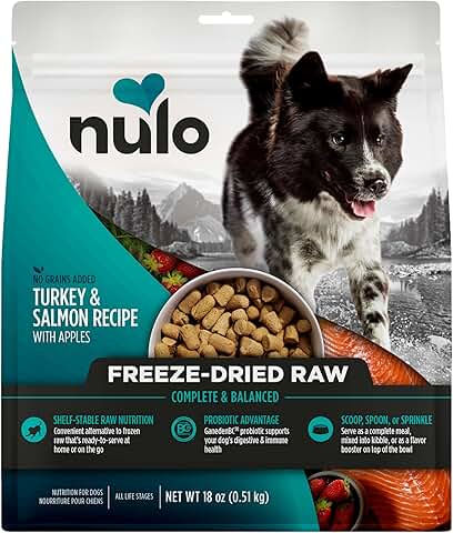 Freeze-Dried Raw Turkey and Salmon Dog Food with Apples
