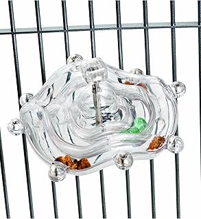 Tilt A Wheel Bird Toy and Treat Dispenser