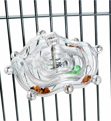 Tilt A Wheel Bird Toy and Treat Dispenser