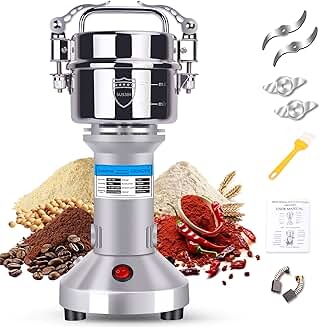 150g Electric Grain and Spice Grinder in Stainless Steel