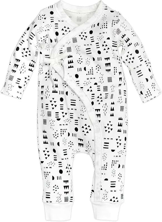 Unisex Baby Organic Cotton Kimono Coverall