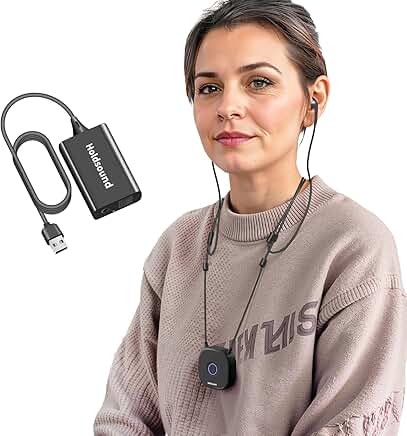Wireless TV Headphones with Neckband and Long Battery Life