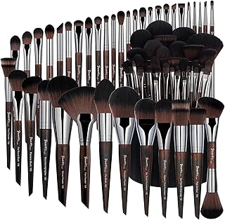 38-Piece Professional Makeup Brush Set with Large Holder