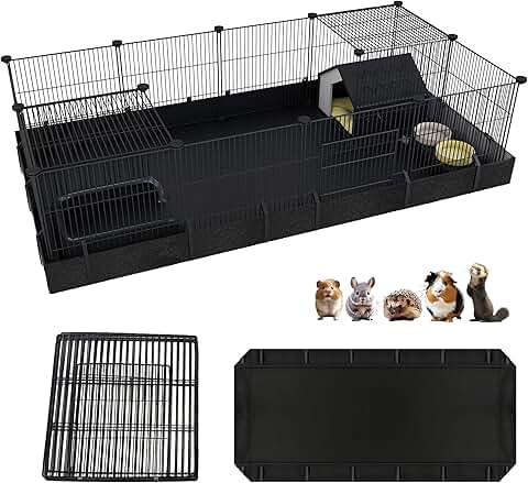 DIY Guinea Pig Cage with Waterproof Canvas Bottom