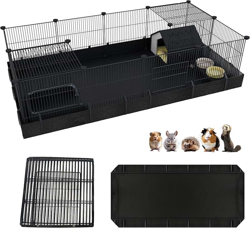 DIY Guinea Pig Cage with Waterproof Canvas Bottom