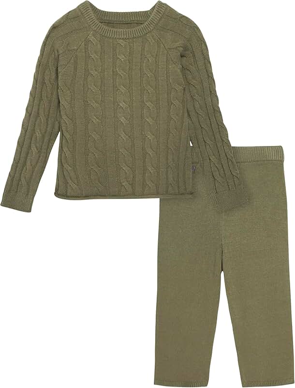 Girls' Sweater and Wide Leg Pants Set