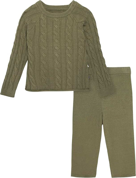 Girls' Sweater and Wide Leg Pants Set