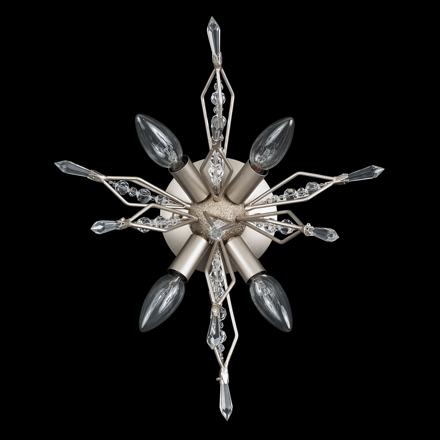 311W04GD Orbital Wall Sconce, Gold Dust